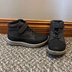 Deer Stags Charcoal and Black Kids Boots